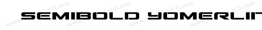 俪黑SemiBold yomerlinb字体转换
